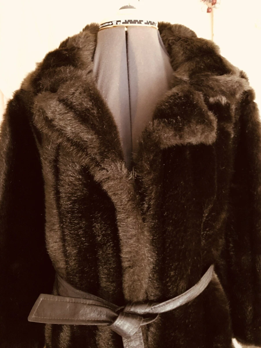 Louis Vuitton Strip Mink Coat