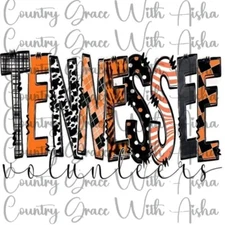 Sublimation Transfer Tennessee Football Ready To Press Heat Transfer