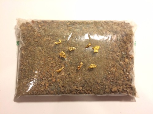 Gold Paydirt 2 Pfund 100 % nicht durchsucht und garantiert hinzugefügt GOLD! Schwenknuggets - Bild 2 von 4