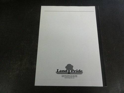 Land Pride RB0548 RB0560 RB1560 RB1572 RB1584 Rear Blades Operator's Manual '13 - Bild 7 von 7