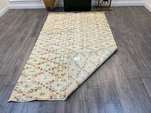 Nursery Large Rug, Vintage Large Rug, Hand Knotted LArge Rug ,5.3 x 8.6 Ft - Picture 9 of 9