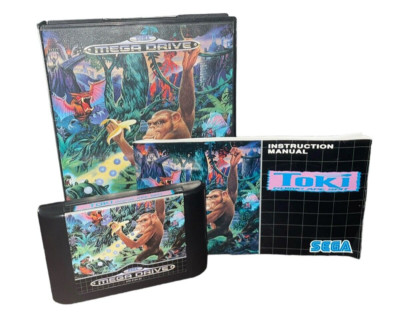 Toki - (SEGA Mega Drive, 1989) Spiel - inkl. Anleitung  