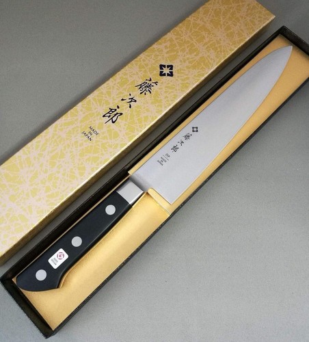 Coltello da chef giapponese Tojiro Classic VG10 by 3 strati Gyuto 210 mm - Foto 5 di 5