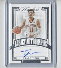 2024-25 Prizm Draft Picks Trae Young Flawless Legacy On Card Auto Silver 04/25