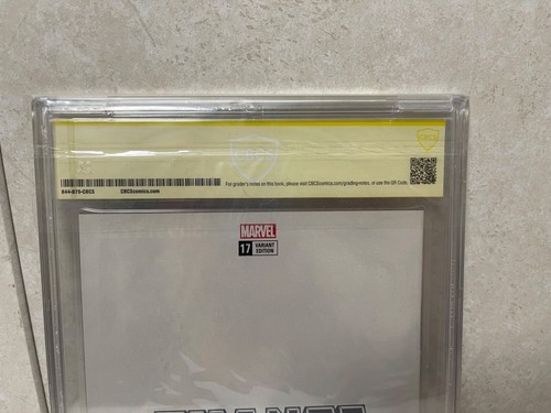 Thanos #17 CBCS 9.8 Signature Donny Cates Sketch Virgin Marvel Comics 2018 - Picture 8 of 10
