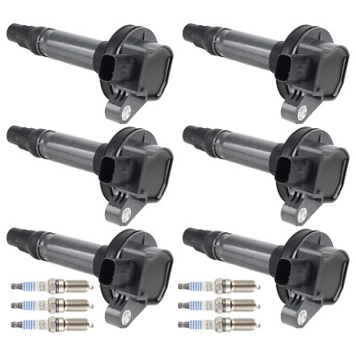 Ignition Coil & Spark Plug Kit For Ford/Lincoln 3.5L V6 - Includes Motorcraft Platinum Plug (Part #DG563)
