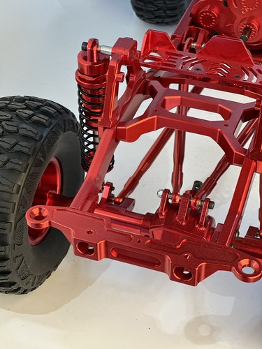 Metal Rear Lower Chassis Brace Frame For 1/6 Axial SCX6 Jeep JLU Wrangler AXI050 - Picture 9 of 15