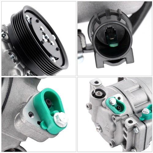AC Compressor W/Clutch For Hyundai Azera Sonata Kia Optima Sorento 2.4L 2.7 3.3L - Picture 4 of 12
