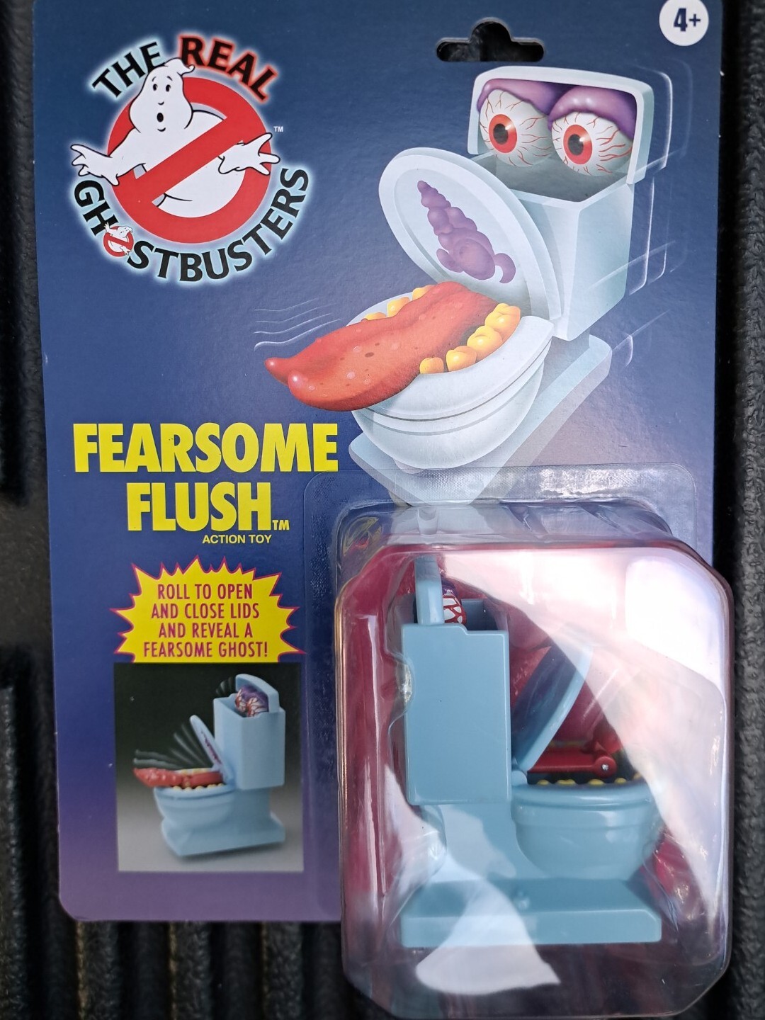 2021 Kenner “The Real Ghostbusters”: Fearsome Flush Action Toy NEW ON CARD RETRO