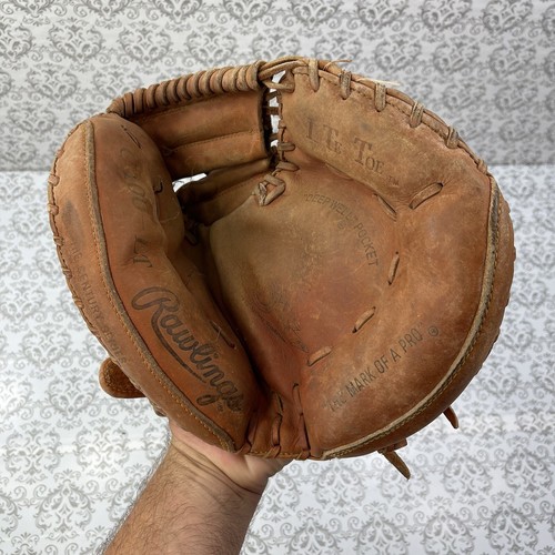 Rawlings Dual Wing Baseball Glove Nylon Sewn Lite Toe Deep Well Pocket C100-lt - Picture 3 of 12