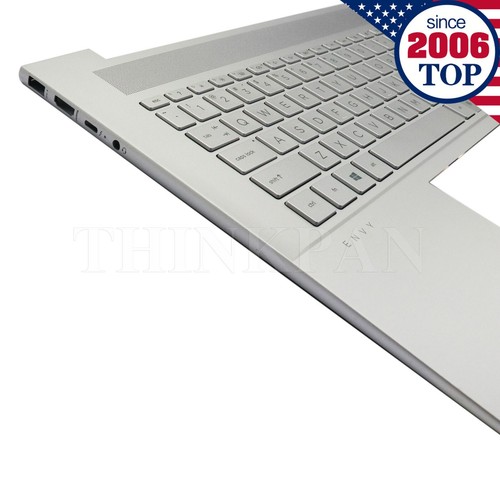 Nuevo teclado retroiluminado con reposamanos HP 17-CH 17M-CH 17T-CH1035NR plateado EE. UU. - Imagen 8 de 9