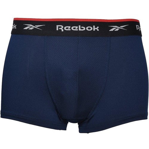Reebok Mens 4 Pack Performance Boxer Shorts -Small - Stretch Black Navy Multi - Picture 5 of 5