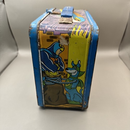 Vintage 1976 Dynomutt Blue Falcon Hanna Barbara Brotdose keine Thermoskanne - Bild 4 von 11
