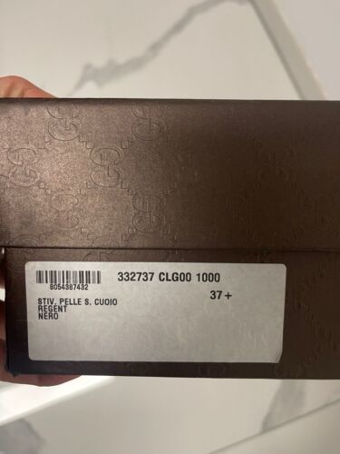 Schwarze Kniehohe Absatzstiefel Stiefel Gucci Gr. 37,5 Stiv. Pelle S. Cuoio - Bild 5 von 6