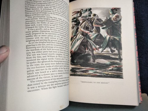 Ivanhoe by Sir Walter Scott 1950 Heritage Press Slipcase Illustrated VG+ - Foto 17 di 24