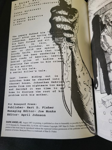 Dark Angel #2 Boneyard Press - Bild 1 von 2