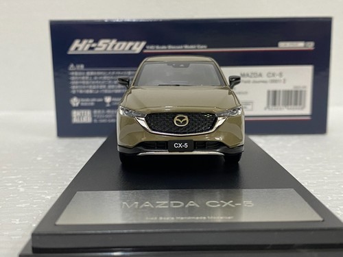 1:43 HI STORY HS359ZS 2021 MAZDA CX5 CX-5 FIELD J ZIRCON SAND diecast model car - Picture 10 of 13
