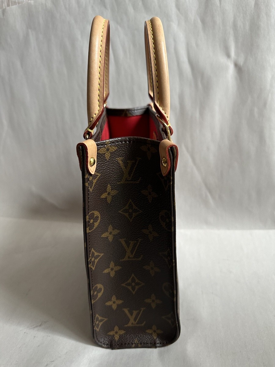 LOUIS VUITTON Sac Plat BB Monogram Shoulder Tote Bag