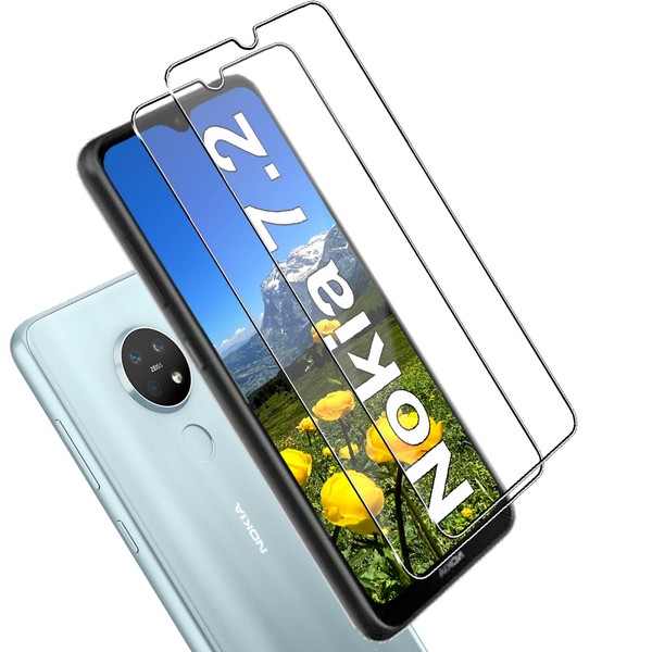 2XfüR Nokia 7.2 Echt Glas Display Schutz Panzerfolie 9H Displayschutz Schutzglas-image