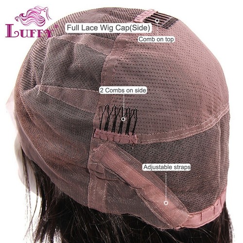 Peluca de encaje completa ola yaki peluca de cabello humano brasileño 13*6 peluca frontal de encaje prearrancada - Imagen 10 de 13