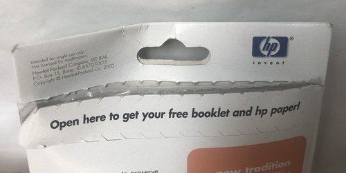 Genuine HP 59 Photosmart Gray Photo Ink Cartridge NEW SEALED Dec. 2004 w Paper - Bild 6 von 6