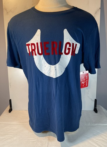 True Religion World Tour Men's XXL Blue 