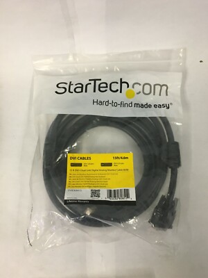 Brand New Free Shipping STARTECH.COM DVIIDMM15 15FT 28PIN DVI-I M/M DUAL LINK