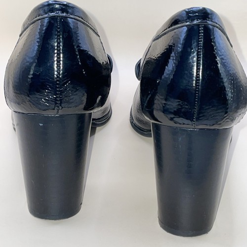Jones New York CYPRESS Penny Loafers Block Heel Black Shoes 8.5 - Picture 4 of 9