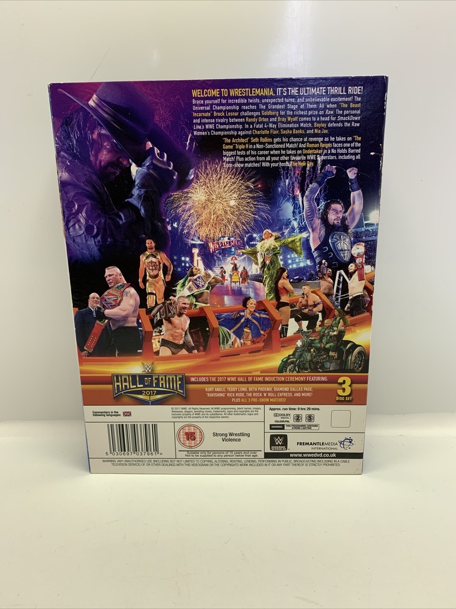 WWE WrestleMania ディスクセット WWE WrestleMania 24 DVD 3 Disc dVD Set John Cena Undertaker