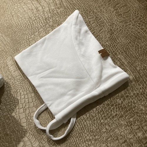 White 6m 100% Cotton Baby Jacket Set(Matching jacket,hat And Blanket) - Picture 8 of 10