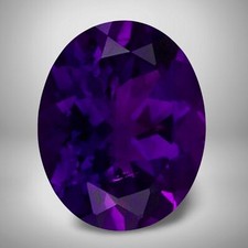 Amethyst Oval Cut Gemstone 1.15 Cts - 7x5 mm VVS Precious Jewelry Gem