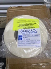 AQUASOL ASWT-2 Water Soluble Tape,2 x 300 Ft. BRAND NEW 
