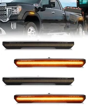 LED Side Marker Lights for GMC Sierra 2500HD 3500HD 2020-2024, Pickup Truck F...