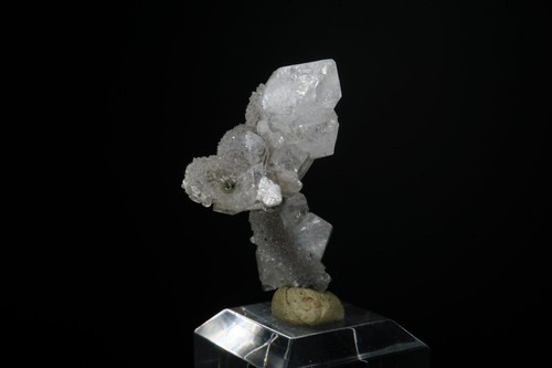 Apophyllite on Stalactite / Maharashtra, India / 3.9cm Mineral Specimen - Picture 3 of 4