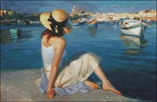 Needlework Crafts Full Embroidery Counted Cross Stitch Kits 14 ct Seaside Beauty