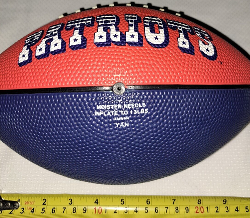 Wilson New England Patriots Gummi Fußball Junior Größe 10" - Bild 11 von 12