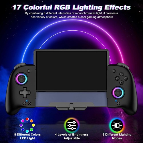 Switch Controller für Nintendo Switch OLED, Full-Size Grip Handheld Controller - Bild 2 von 8