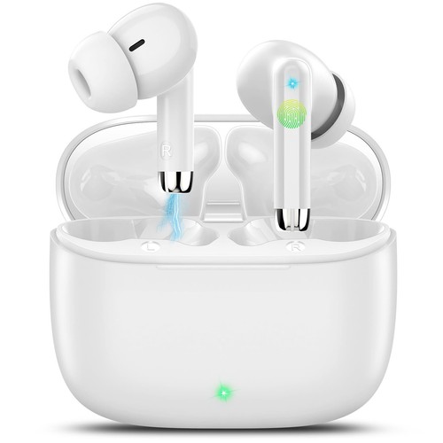 Wireless Earbuds Bluetooth 5.4 Headphones Deep Bass Stereo Sound Ear Buds wit...