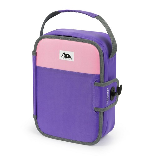 LONCHERA AISLADA SIN CREMALLERA ARTIC ZONE CON BANDEJA DE ALMUERZO INCORPORADA Púrpura 7X10X4 - Imagen 1 de 2