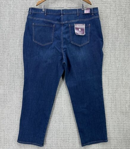 Gloria Vanderbilt Jeans Womens 24W Blue Denim Amanda Tapered Leg Classic Rise - Picture 2 of 12