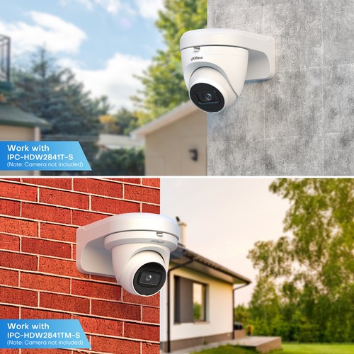 DAHUA DH-PFB203W Staffa di montaggio a parete impermeabile per telecamera IP di sicurezza a cupola POE - Foto 11 di 24