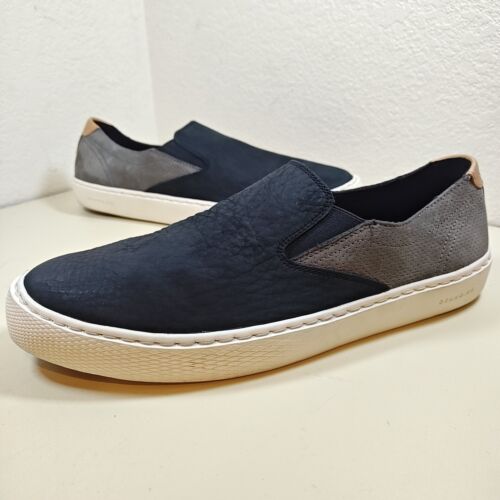 COLE HAAN C29632 Grand Pro Gray Black Casual Slip On Shoes Mens Size 10.5 M