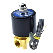 2W-025-08 1/4" NC Brass Solenoid Valve Water Air Gas Diesel  220V 110V 24V 380V