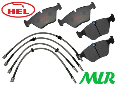 Hel Performance BMW Série 3 E46 330 Piste Jour Plaquettes Frein Avant /& Lignes