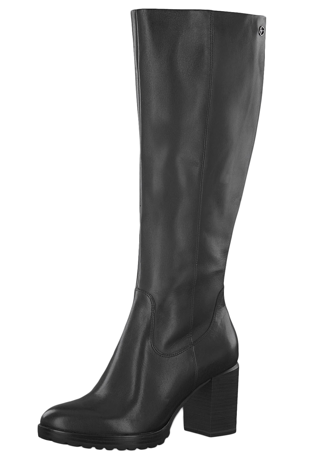 1 25516 23 41 36 Gr. Schwarz Leder Langschaftstiefel Damen Stiefel Stiefel Tamaris Braun Schlupf Mit Tex