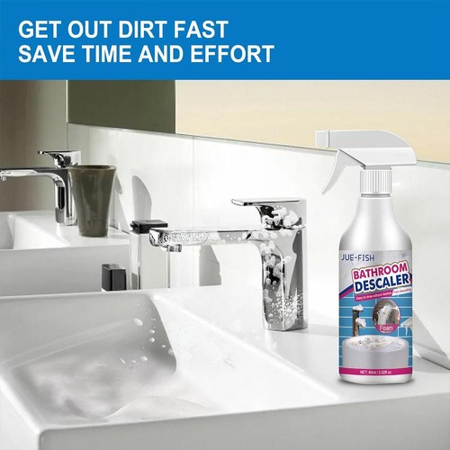 1/2x Bathroom Foam Cleaner Spray Powerful Descaling Bathtub Agent Clean Tool DE - Bild 11 von 19