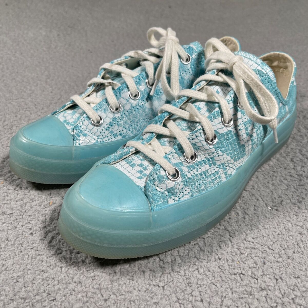 Converse Chuck Taylor 70 Golf Wang Shoes Womens 9 Python Blue Sneakers OX  Low