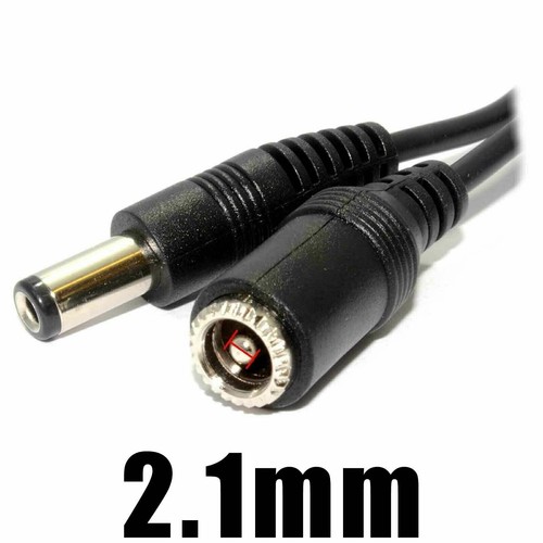 CABLE DE EXTENSIÓN DE ALIMENTACIÓN CC 12V para CCTV / LED / DVR / CABLE DE ALIMENTACIÓN 5,5 x 2,1 mm - Imagen 13 de 20