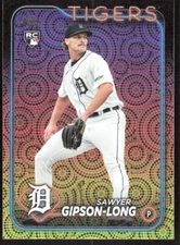 2024 4149D Topps SERIES 2 FIREWORKS FOIL Sawyer Gipson-Long Rookie Detroit