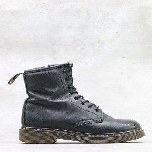 Bottines Dr. Martens 1460 Junior En Cuir Noir, Taille 3 – Garçon